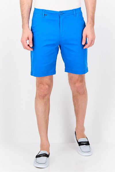 Bewley Ritch Men Solid Basic Shorts, Bright Blue