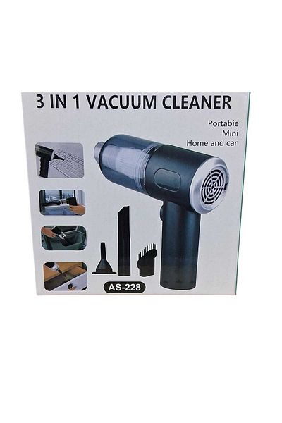 genric 3-in-1 handheld vacuum cleaner designed for home and car use