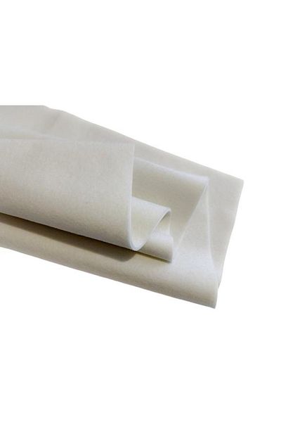 feltland Felt/wool 100%, soft 1.2mm, 25*40cm - white