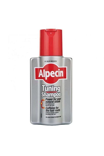 ALPECİN Șampon Tuning Black cu cafeină împotriva căderii părului, 200 ml