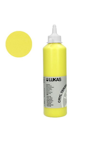 Lukas ACRYLIC TERZIA 500ML PRIMARY YELLOW