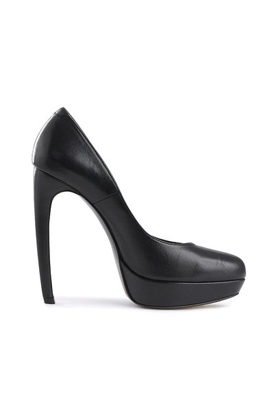 Deriderim Classic Black Platform Stiletto