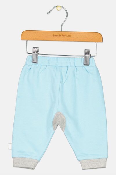 Cheekee Munkee Toddlers Boy Drawstring Jogger Pants, Blue