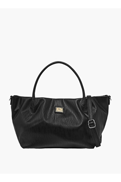 Flora Bella by Shoexpress حقيبة فلورا بيلا المزخرفة بمقبض مزدوج وحزام كتف قاب...