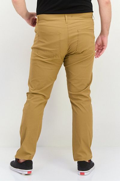 Desert Dunes Men Regular Fit Solid Chino Pants, Dark Khaki