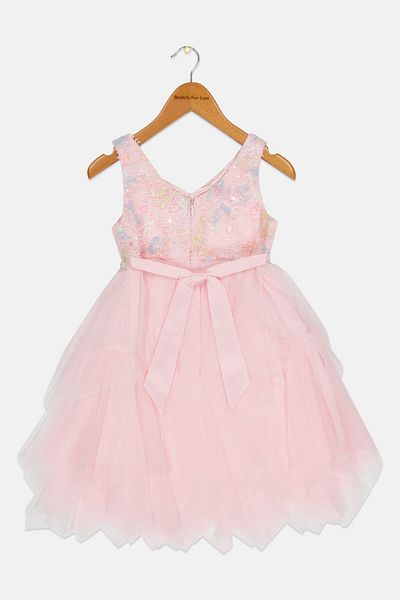 American Princess Toddlers Girl Sequin Dress, Pink