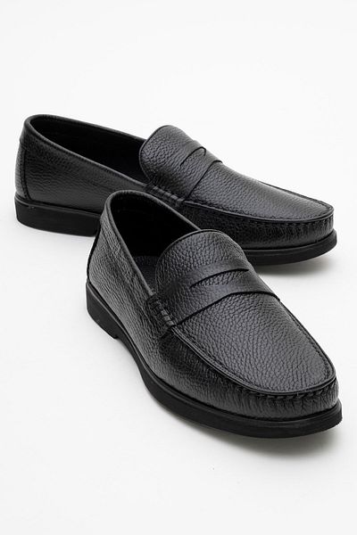 maximoda Мъжки обувки от естествена кожа, анатомични, без връзки, с вътрешна и външна част от кожа