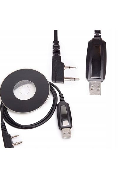 Rosfix Kabel USB programujący radiotelefony Baofeng Kenwood (Jack 2.5 mm + Jack 3.5 mm