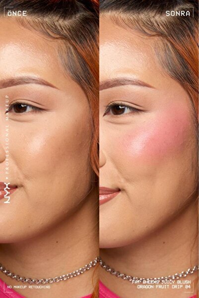NYX Professional Makeup Fat Cheeks Islak Bitişli Likit Allık - 4 Dragon Fruit Drip