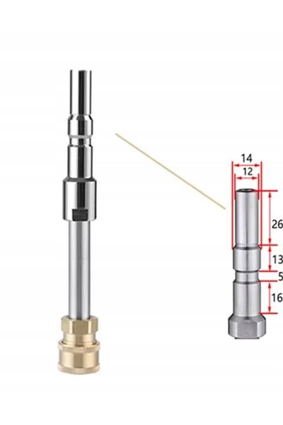 Rosfix Lanca / Adapter szybkozłączka Kranzle D12/Nilfisk Alto na 1/4"QC do myjki ciśnieniowej