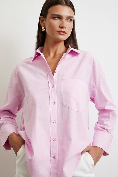 Never more Must Have Poplin Shirt Pink