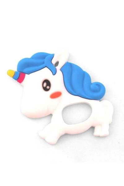 Mommy's Bliss Unicorn Teether – Blue