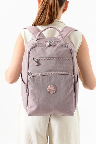 Çanta Sepetim Crinkle Fabric Water Resistant Large Size Clinker School Bag Backpack/Laptop Travel