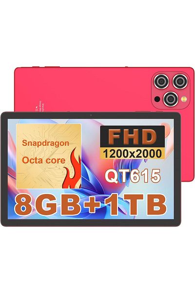 CIDEA C idea 10.36 Inches Tablet, Android 15 Tablet With 2K Screen, 8GB RAM 1TB ROM, Snapdragon QT615, 100