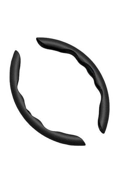 BGRJ Automotive Black steering wheel trim, steering wheel cover, universal 38cm