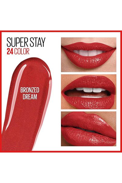 Maybelline New York Superstay 24H Transfer Resistant Lipstick, 920 Bronzed Dream