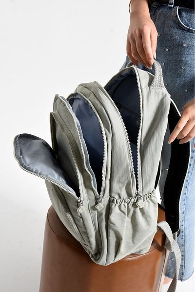 Çanta Sepetim Crinkle Fabric Water Resistant Large Size Clinker School Bag Backpack/Laptop Travel