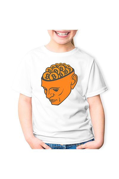 OEM Tricou copii Bitcoin in Head