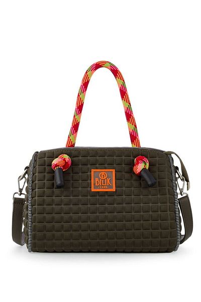 Bilik Deri Scuba Khaki Women's Handbag Speedy-M