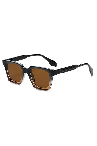 Toz Vintage Sesira Brown Glass Vintage & Retro Unisex Sunglasses