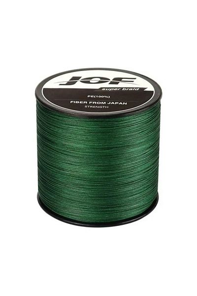 FISHINGBOX MAKE FISHING BETTER Fir de pescuit împletit, 4 fire, 0,40 mm - 27,2 kg, 1000 m, verde - fibră din Japonia