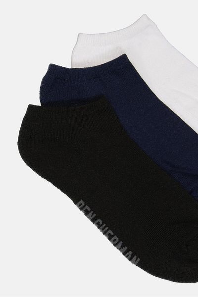 Ben Sherman Men 8 Pairs Brand Logo Ankle Cut Socks, Multicolor