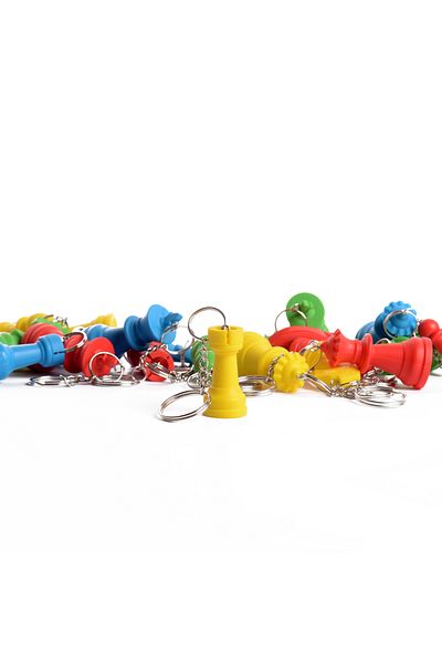 DSECHESS Chess Pieces 10 Pieces Yellow Color Castle