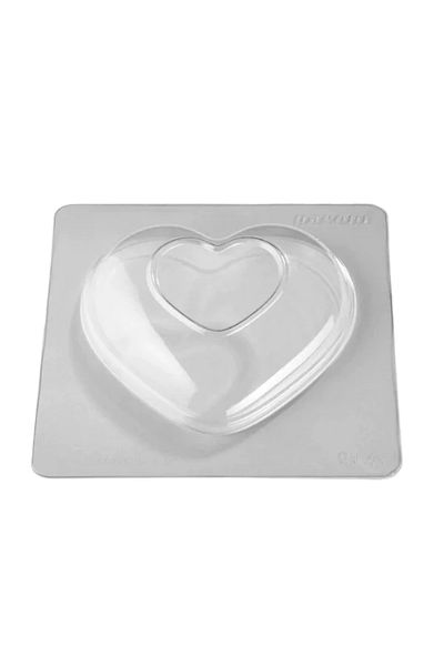 Pavoni Set of 2 heart-shaped chocolate molds, Barocco, 150×150×65mm