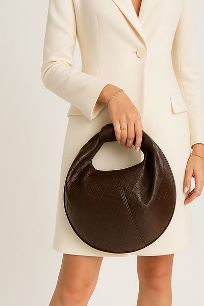 Shoebuo Women's Knot Detailed Braided Bag