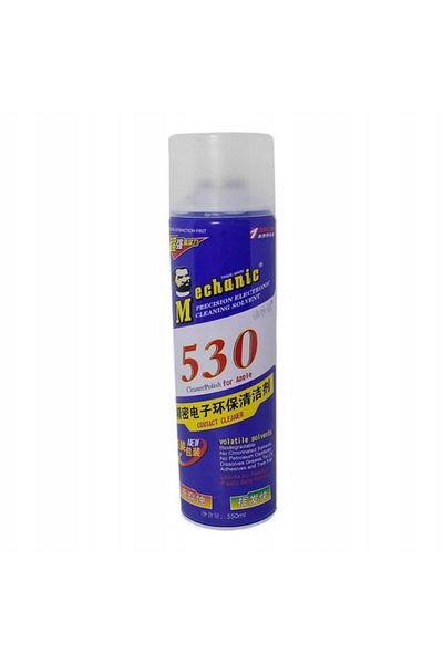 Rosfix Mechanic 530 Spray Cleaner - Profesjonalny środek do czyszczenia elektroniki i złączy | 550 ml |