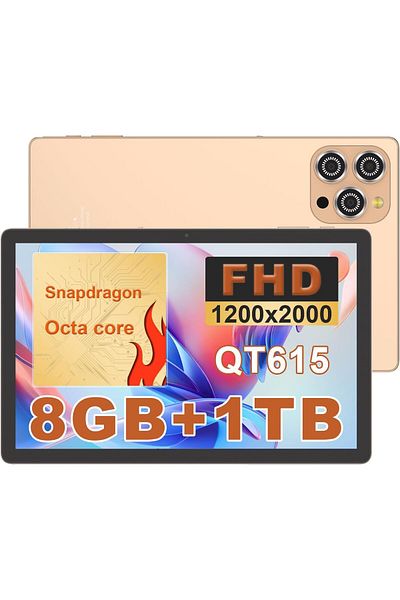 CIDEA C idea 10.36 Inches Tablet, Android 15 Tablet With 2K Screen, 8GB RAM 1TB ROM, Snapdragon QT615, 100