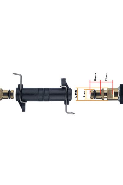 Rosfix Adapter / Złącze Click-Click do łączenia węży, do myjki ciśnieniowej (K2, K3, K4, K5, K6 K7)