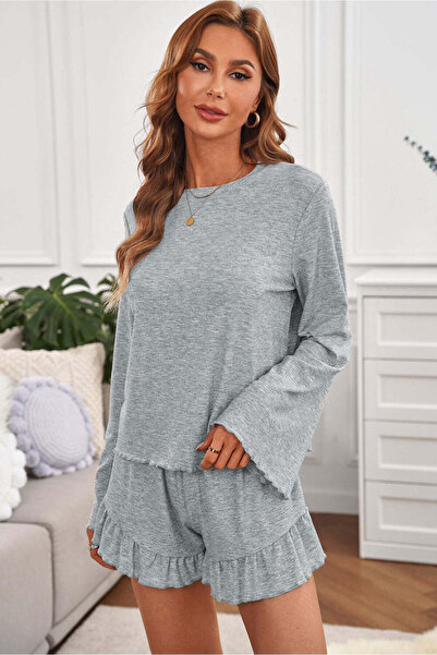 WildFashion Ste 2 piece pijama casual day material reiat elastic X695-18 L