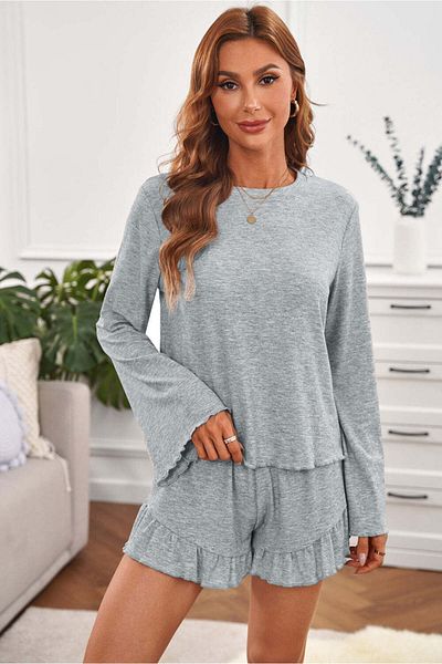 WildFashion Ste 2 piece pijama casual day material reiat elastic X695-18 L