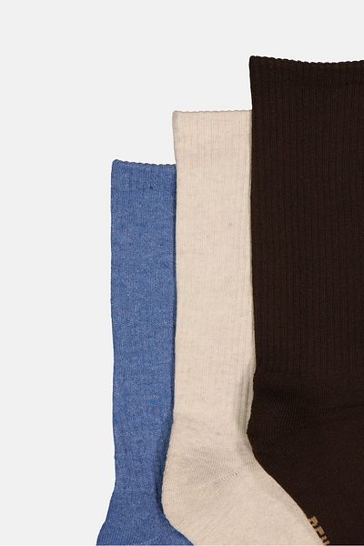 Ben Sherman Men 6 Pairs Brand Logo Crew Cut Socks, Multicolor
