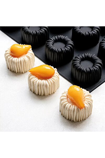 Pavoni Силиконова форма, Шарлот от Седрик Гроле, 12 гнезда, 75x45h мм