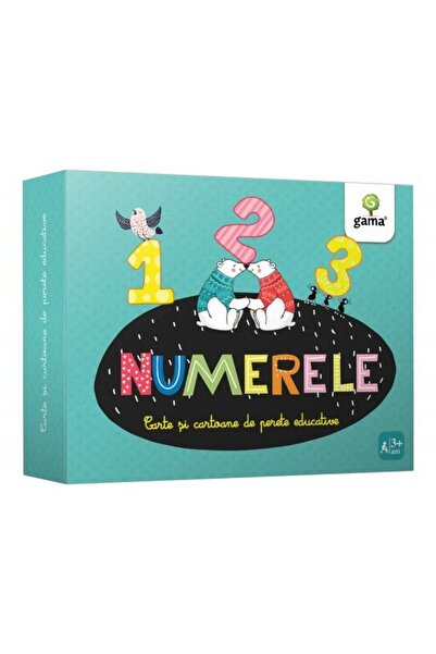 Editura Gama Numerele. Carte si cartoane de perete educative