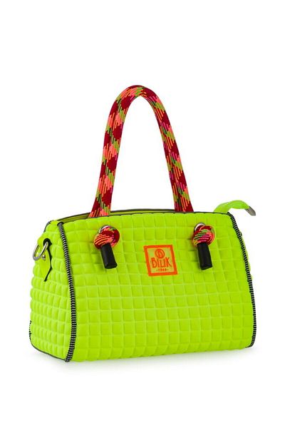 Bilik Deri Scuba Yellow Women's Handbag Speedy-M