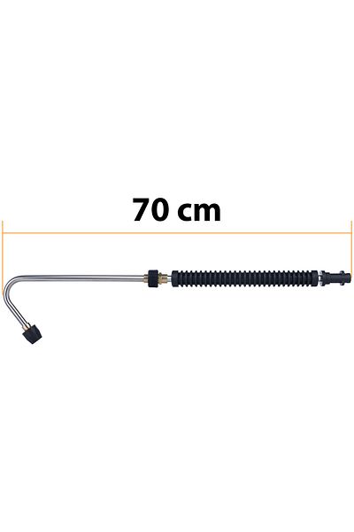 Rosfix Lanca kątowa długa do myjki Karcher K2-K7, rynny nadkola dysza Power zestaw 160 bar