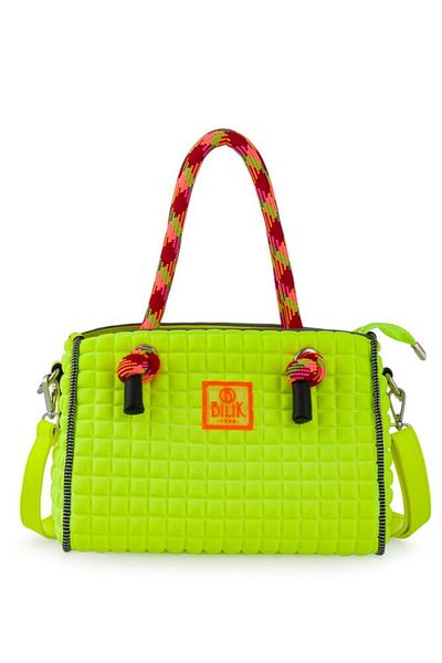 Bilik Deri Scuba Yellow Women's Handbag Speedy-M