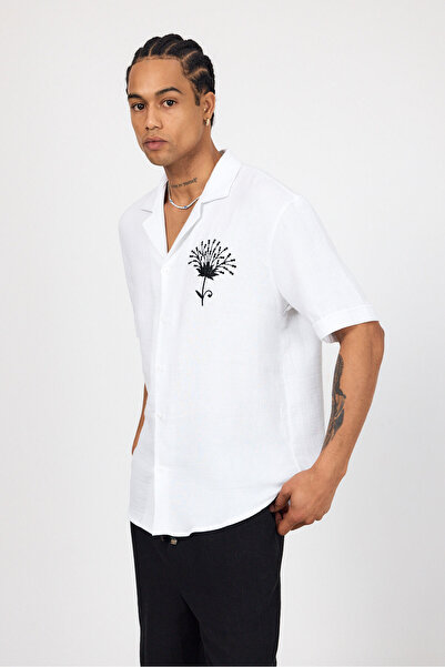 Weyeze Cămașă cu detaliu broderie AG-Y18013LNS