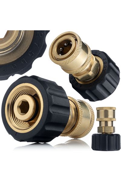 Rosfix Adaptor / conector M22 pentru conectarea accesoriilor cu conector rapid de 1/4" la Kärcher M22 (1/4QRC-M22*1.5)