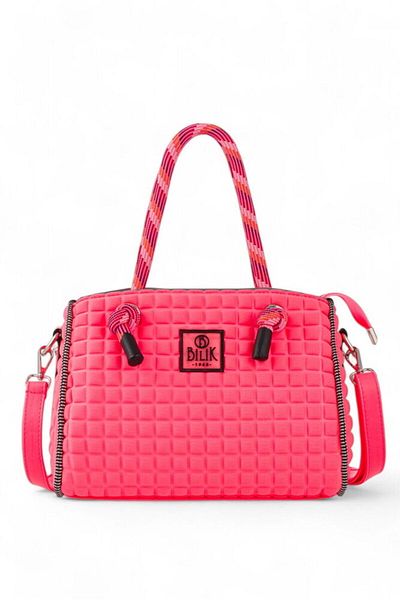 Bilik Deri Scuba Pink Women's Handbag Speedy-M