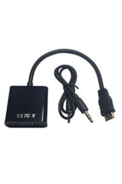 nelbo High quality mini HDMI - VGA adapter, audio cable included