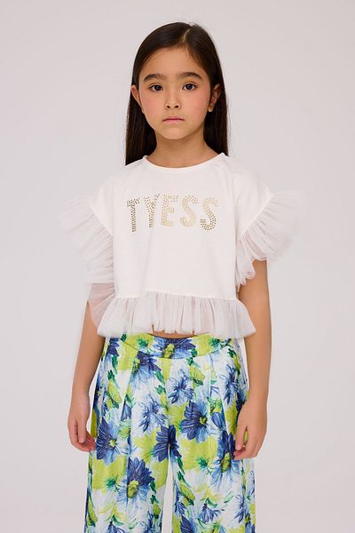 Tyess Girl White Blouse
