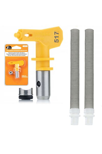 Rosfix Dysza Malarska Ultra Spray Model 517 + 2X Filtr paluszkowy biały 60 mesh
