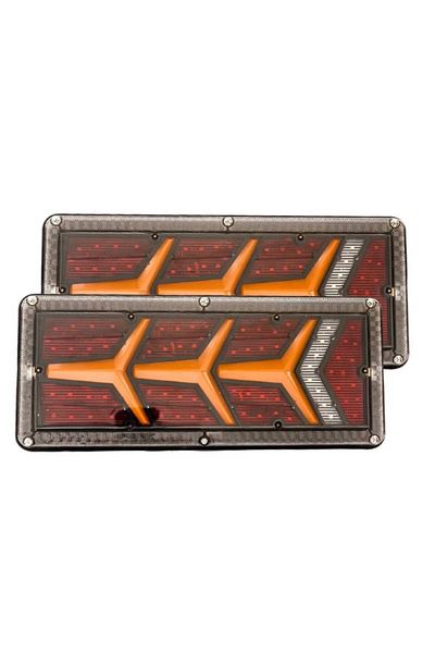 BGRJ Automotive Rear taillights B1066, triple LED, 5 functions, dynamic signaling, 12-24V