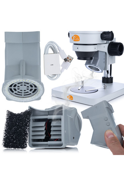 Rosfix Extractor de fum pentru microscopul stereoscopic BST-X110 cu iluminator
