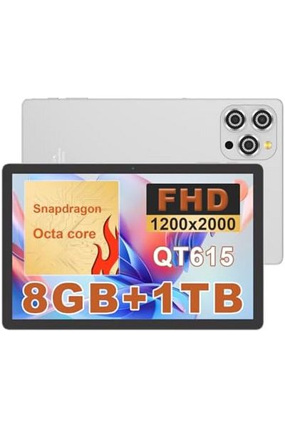 CIDEA C idea 10.36 Inches Tablet, Android 15 Tablet With 2K Screen, 8GB RAM 1TB ROM, Snapdragon QT615, 100