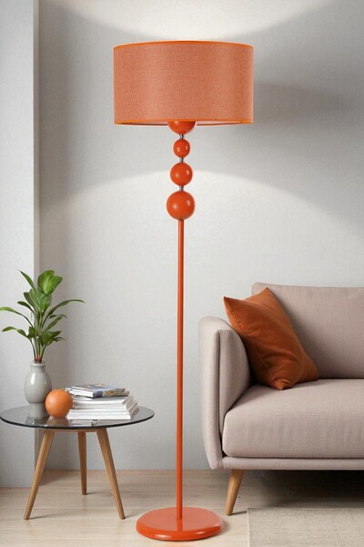 Lumexx HAYAL TURUNCU LAMBADER SİLİNDİR HASIR TURUNCU ABAJURLU